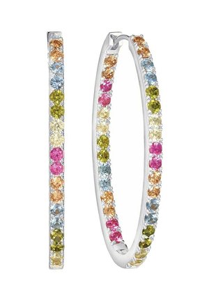 ELLISSE MEDIO - Örhänge - silver  rainbow