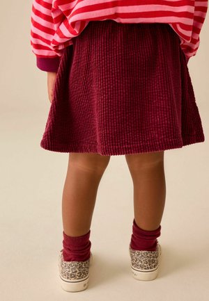Next, REGULAR FIT - CORD SKIRT - A-line skirt - red