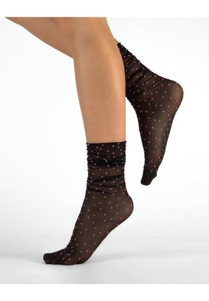 Calzitaly 5 PACK POLKA DOTS - Calcetines - black