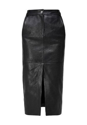 ELIANA  - Jupe en cuir - black
