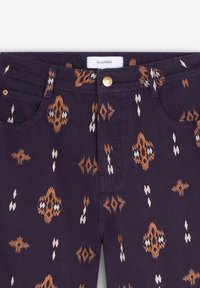 Scalpers ETNIC EMB  - Blugi drepți - dark purple