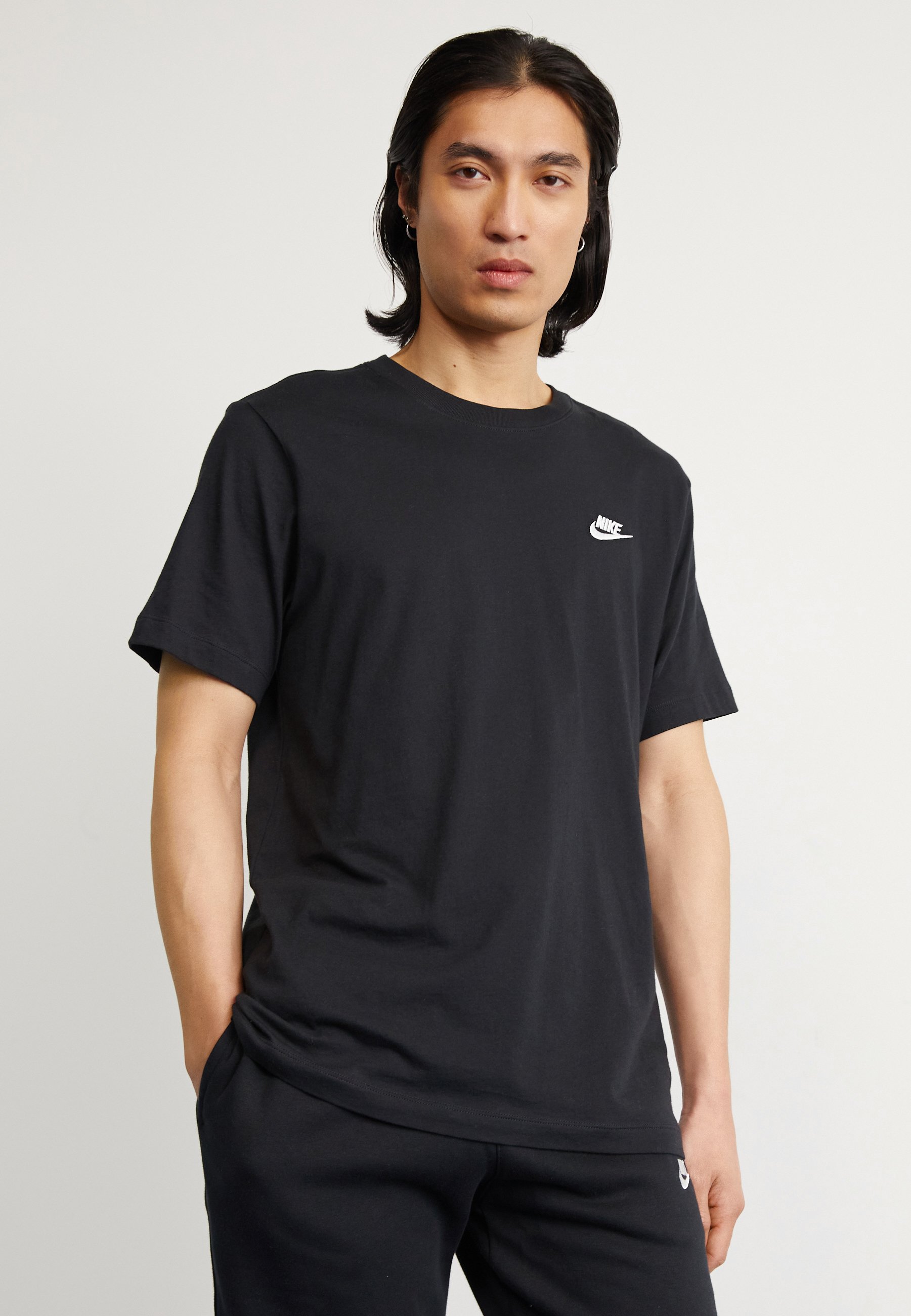 Nike Sportswear CLUB TEE Basic T-shirt black/white/black