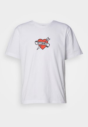 Sunnei INTERNET EDITION - Camiseta estampada - white