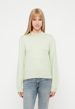 VIRIL TURTLE BALLOON - Pullover - smoke green light melange