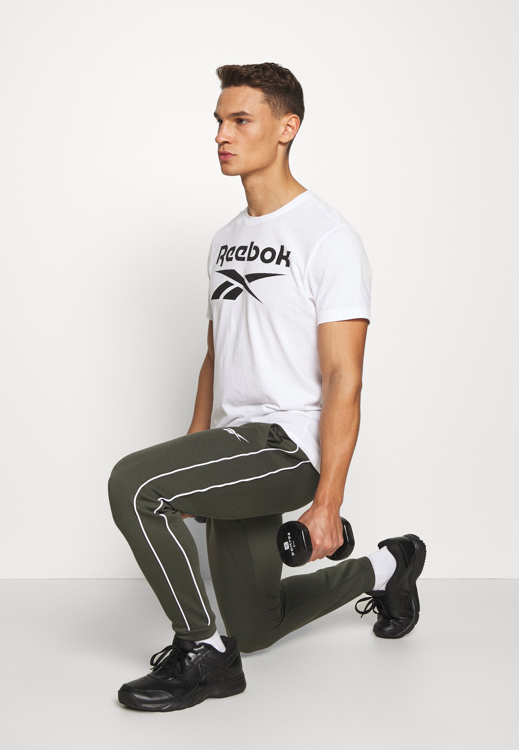 reebok workout khaki
