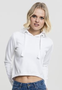 Urban Classics Mikina s kapucňou - white