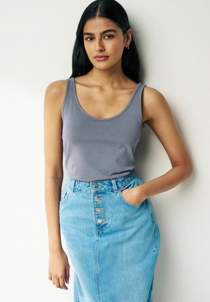 THICK STRAP - REGULAR FIT - Tops - grey