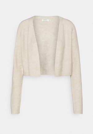 ONLZOEY SHORT CARDIGAN - Chaqueta de punto - pumice stone/melange