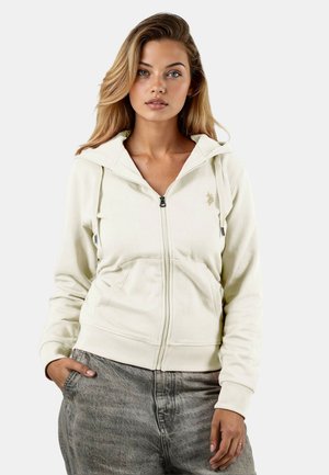 Sweatjacke - weiss