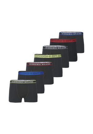 7 PACK - Uske bokserice - black