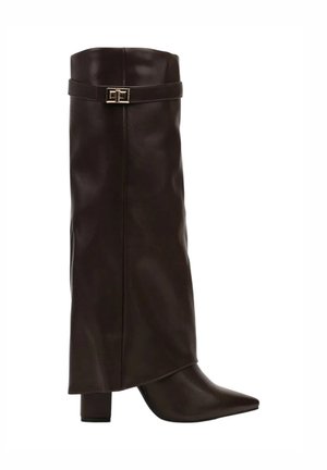 Super Mode, Bottes à talons hauts - marron