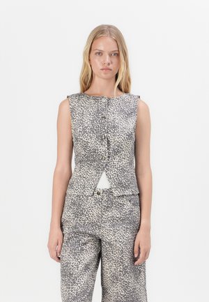 NMJILL WAISTCOAT - Vest - Winter white
