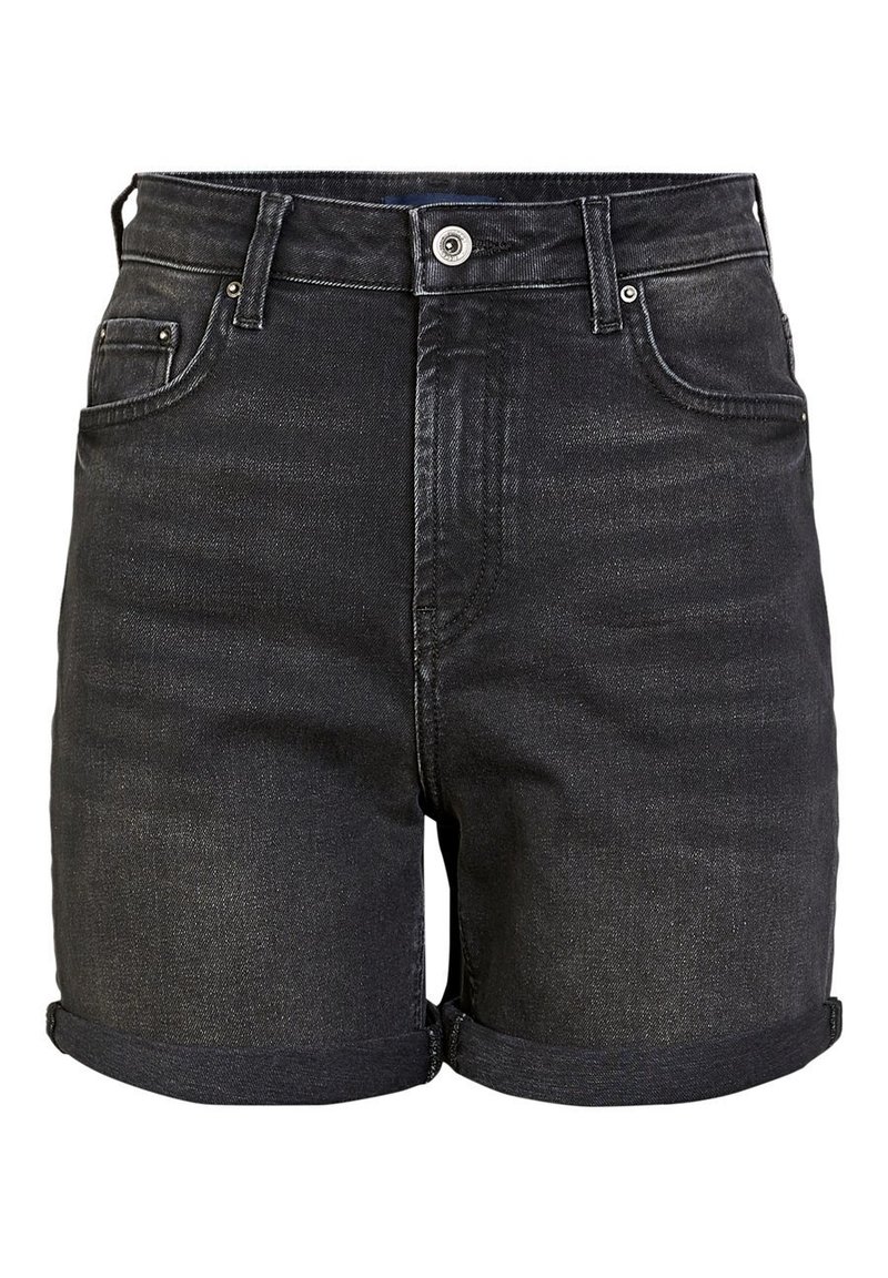Pieces Jeansshort zwart
