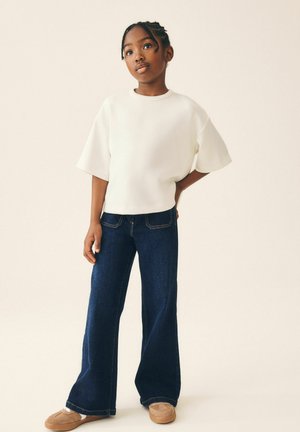 Next, REGULAR FIT - FLARED TROUSERS . - Flared Jeans - blue rinse wash denim