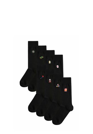 EMBROIDERED EIGHT PACK - Ponožky - black games