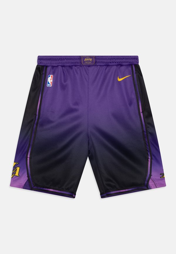 NBA LOS ANGELES LAKERS CITY EDITION SWINGMAN - Kurze Sporthose - field purple