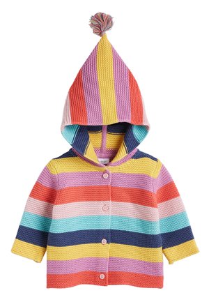MULTI STRIPE BRIGHT CARDIGAN (0MTHS-3YRS) - Cardigan - pink