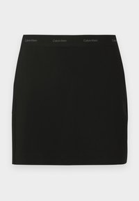 PONTE LOGO SKIRT - Pliiatsseelik - black