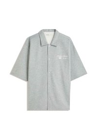 EMBROIDERED SHORT SLEEVE - Skjorter - dark grey