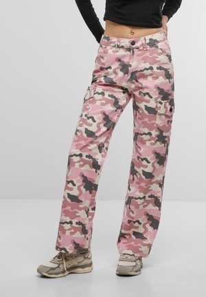 DEF Flared Jeans - pink camo
