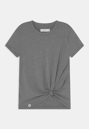 KNOT FRONT ESSENTIAL SOLID - Print T-shirt - grey