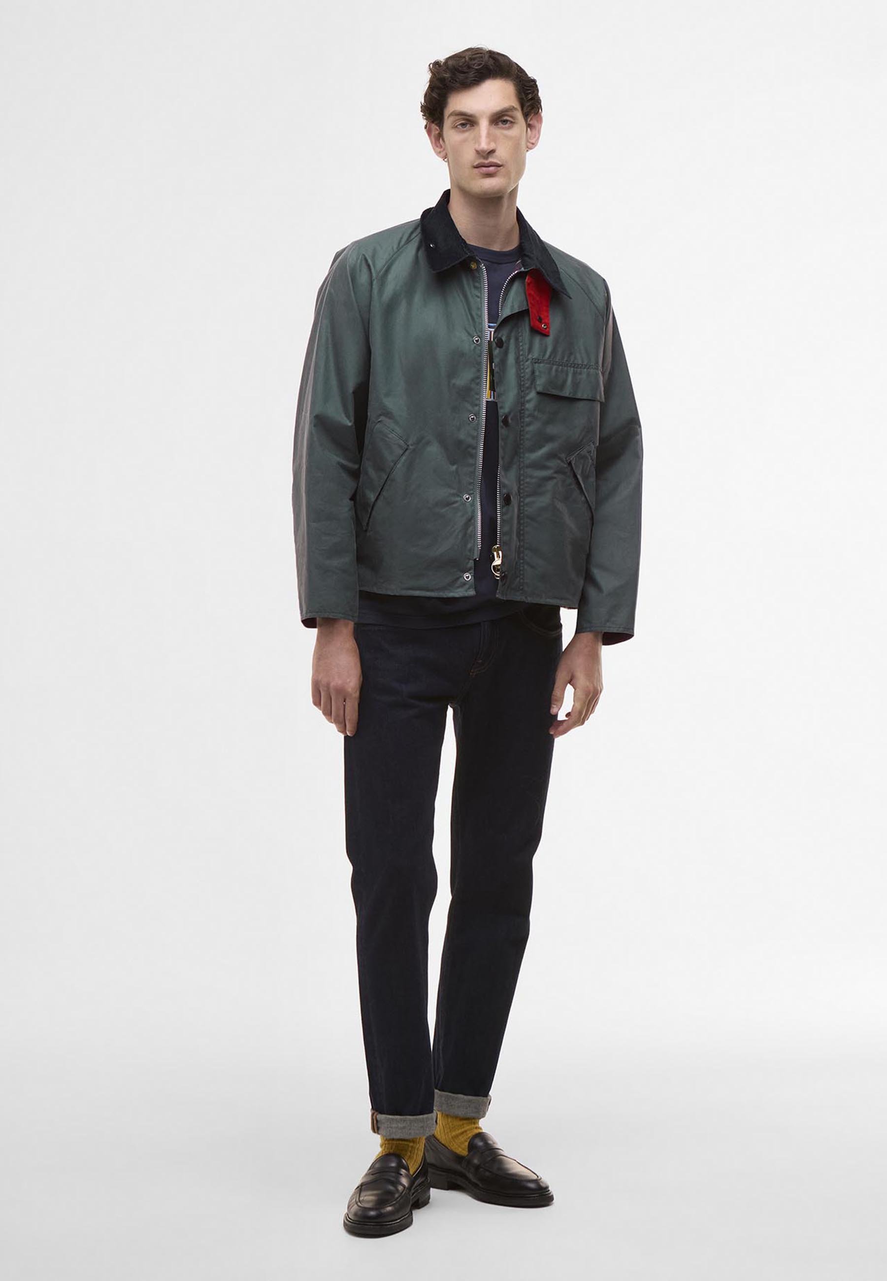 Paul Smith × Barbour Transport Barbour PAUL SMITH LOVES BARBOUR TRANSPORT WAXED JACKET UNISEX