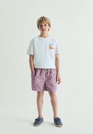 Scalpers, SCALPERS MARINE SWIMSUIT KIDS - Bañador corto - burgundy