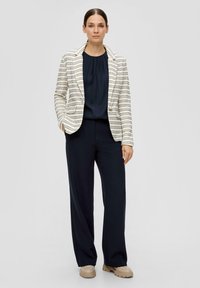 s.Oliver BLACK LABEL SCHIMMERNDEM - Bluse - navy