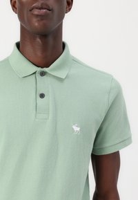 Abercrombie & Fitch Icon Don't Sweat It Polo - Polotričko - basil