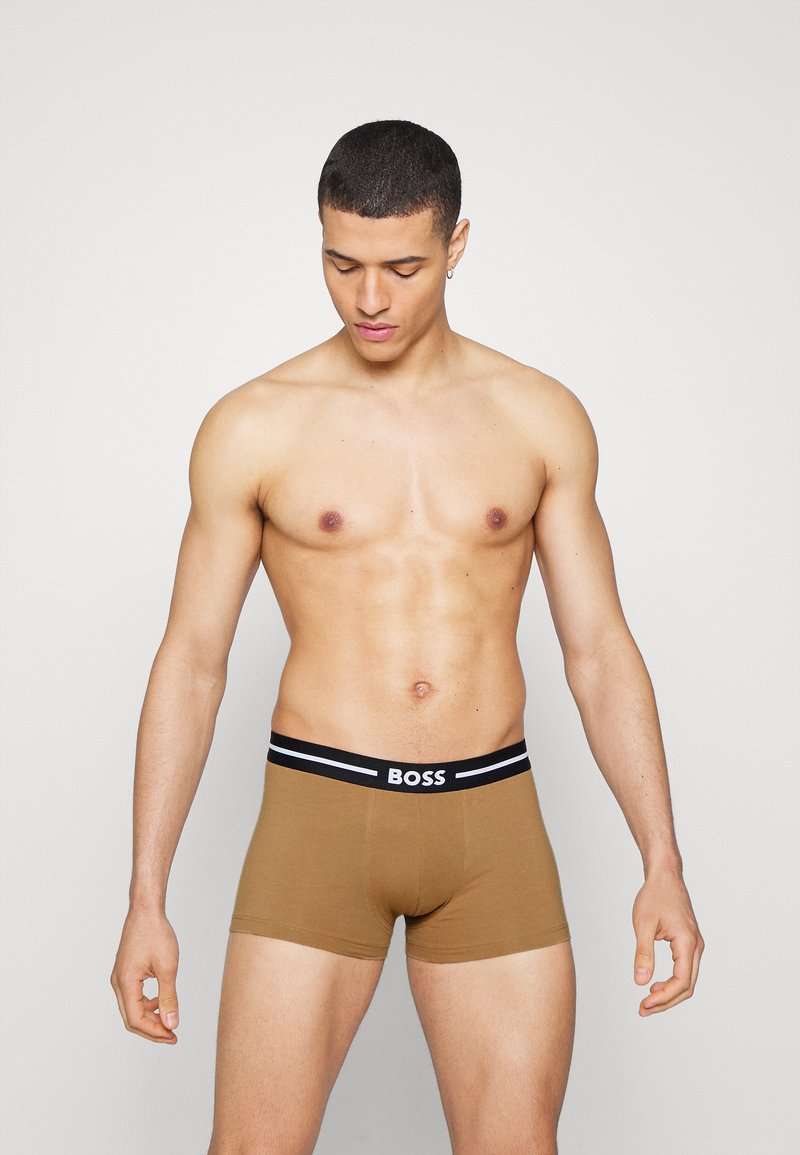 Herren Unterhosen | BOSS TRUNK BOLD 3 PACK Panties black/beige - SO82162 Herren Unterhosen | BOSS TRUNK BOLD 3 PACK Panties black/beige - SO82162