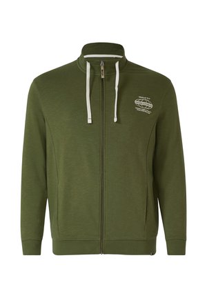 Sweatjacke - olivgrün