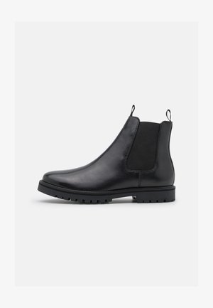 LEATHER UNISEX - Korte laarzen - black