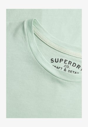 Superdry & Co, SUPERDRY CLASSIC ESSENTIAL POCKET T-SHIRT.. - T-shirt basic - deep lichen