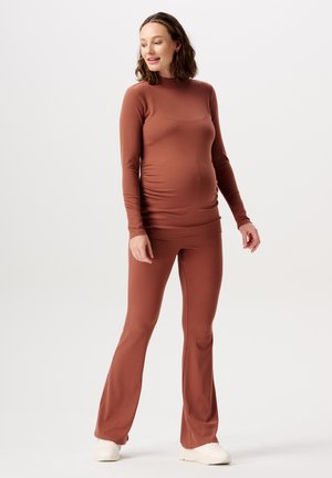 CASUAL HEJA - Trousers - sienna