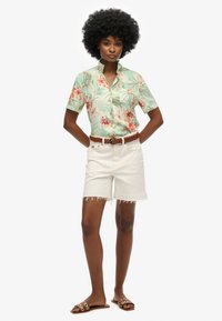 Superdry & Co RESORT - Overhemdblouse - aloha shadow mint