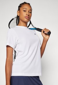 ASICS COURT SS TOP - Sports T-shirt - brilliant white
