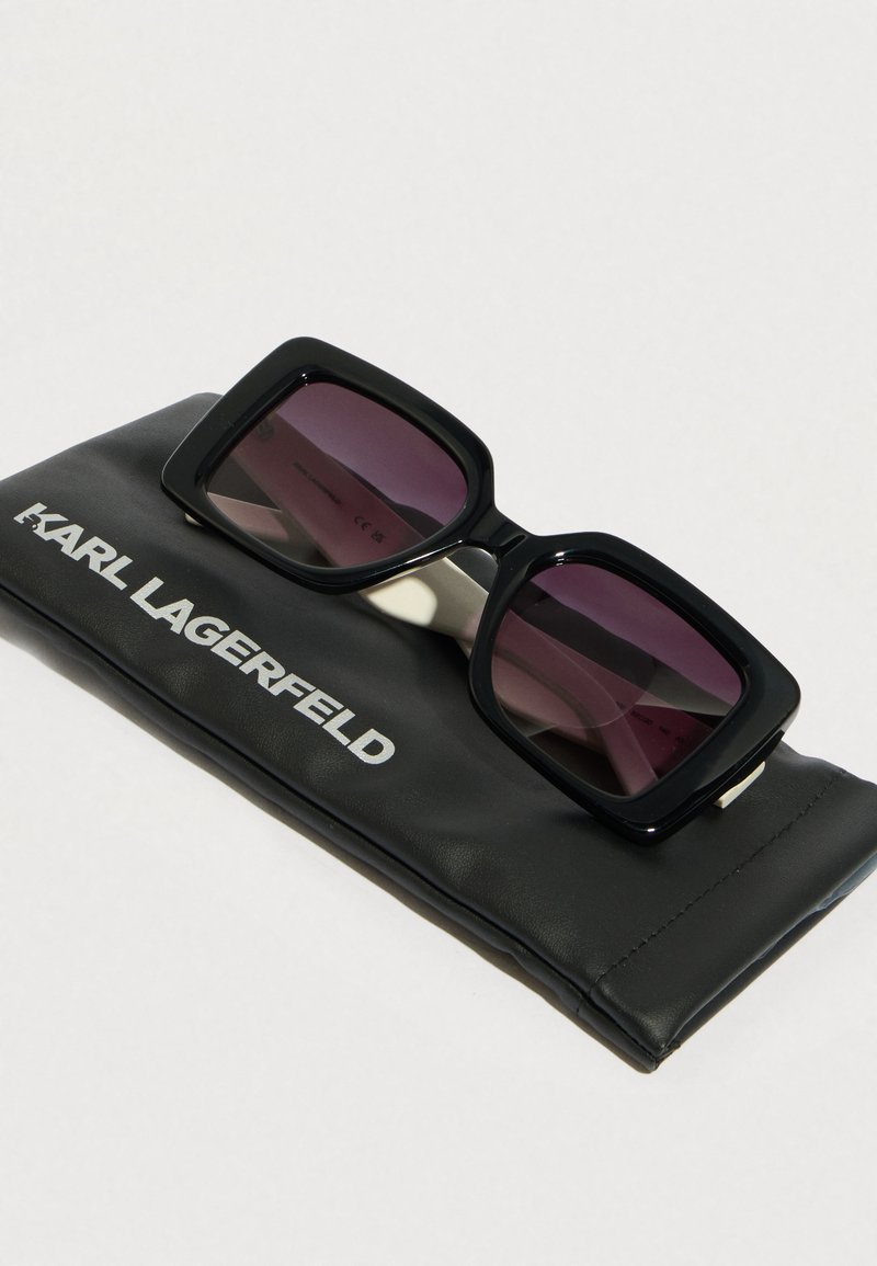 KARL LAGERFELD Sunglasses - black/white/black - Zalando.co.uk display picture 3