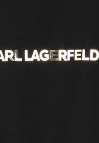 KARL LAGERFELD KIDS DRESS - Žerzejové šaty - noir/dore