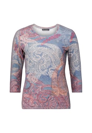 Betty Barclay, BETTY BARCLAY MIT PRINT BASIC SHIRT - T-shirt à manches longues - blau rot