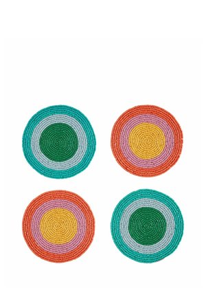 Next, SET OF 4 BEADED COASTERS UNISEX - Bordskåner - multi