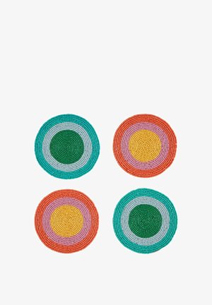 Next, SET OF 4 BEADED COASTERS UNISEX - Bordskåner - multi