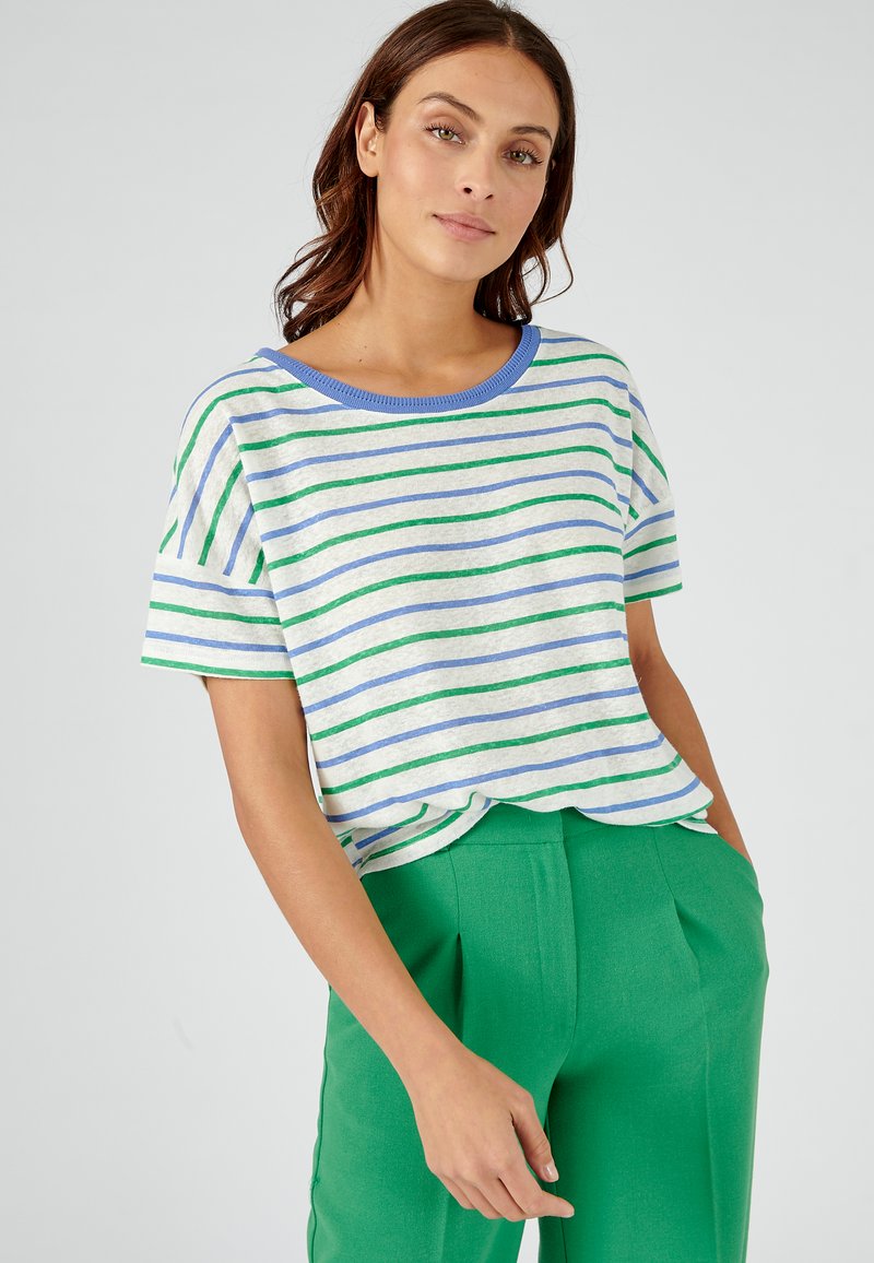 Pull tunique à capuche rayé | Apricot Clothing