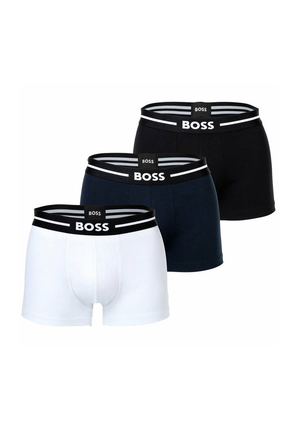 3ER PACK - BOLD STRETCH LOGO - Boxerbriefs - schwarz weiß dunkelblau