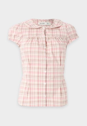 Hollister Co., REORDER STATEMENT COLLAR SHIRTING - Πουκαμίσα με κουμπιά - pink
