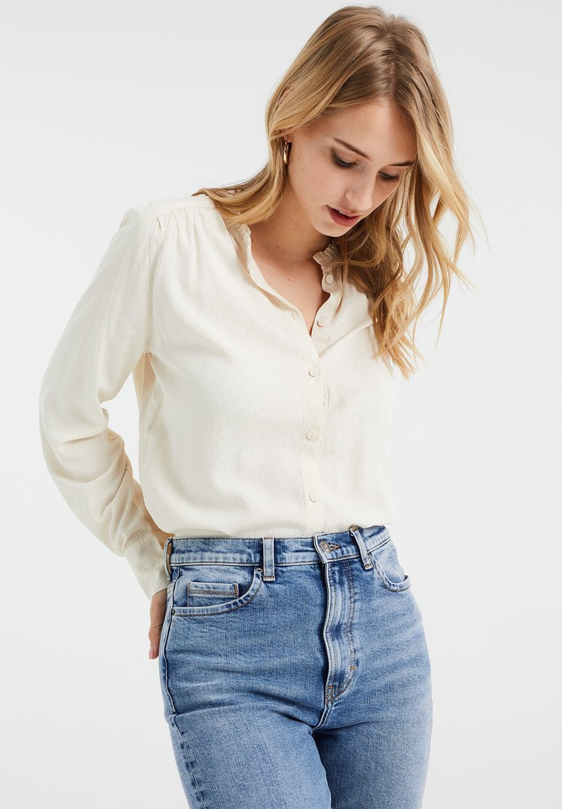 WE Fashion Blouse - off white/off-white - Zalando.de