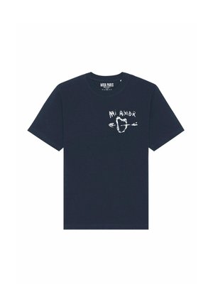 UNISEX HEAVYWEIGHT   - T-shirt print - dark blue