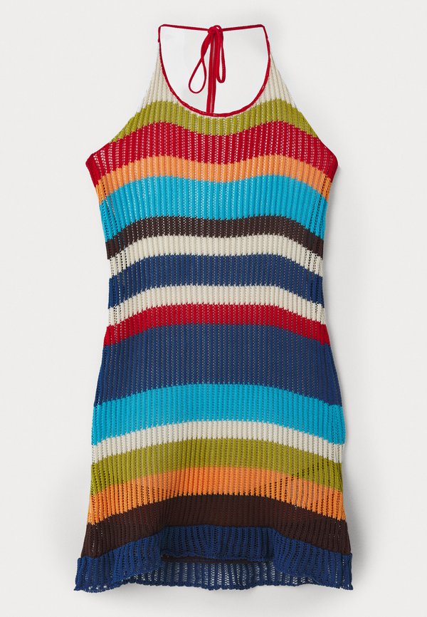 Strickkleid - multicolor stripes