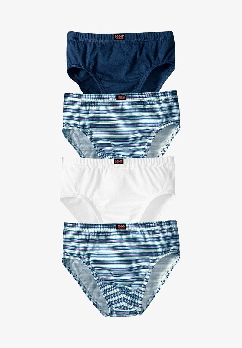H.I.S 4 PACK - Slip - marine weiß marine gestreift