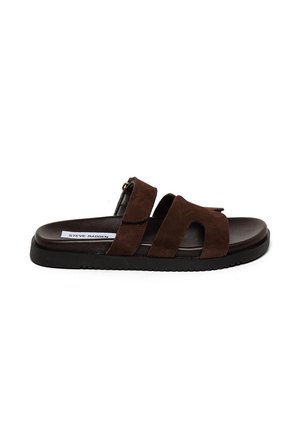 Platt slip-in - dark brown suede