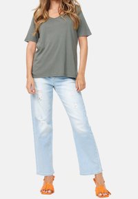 Cotton Candy Jednoduché tričko - olive